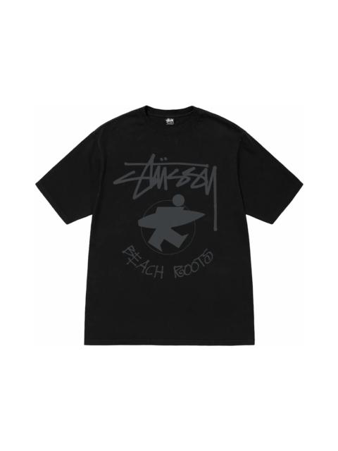 Stussy Beach Roots Pigment Dyed Tee Black