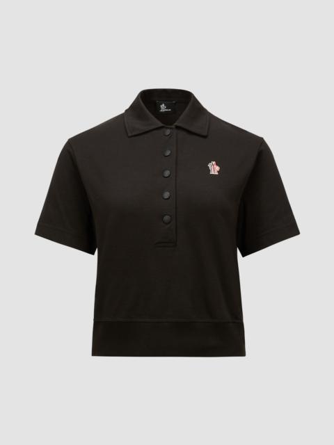 Logo Patch Cotton Polo Shirt