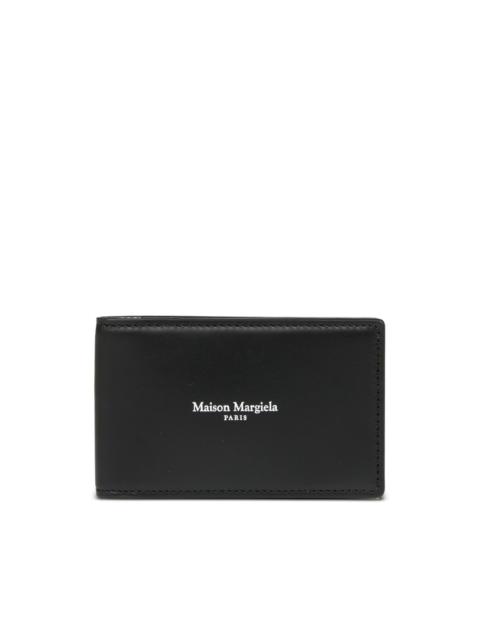 logo-print cardholder