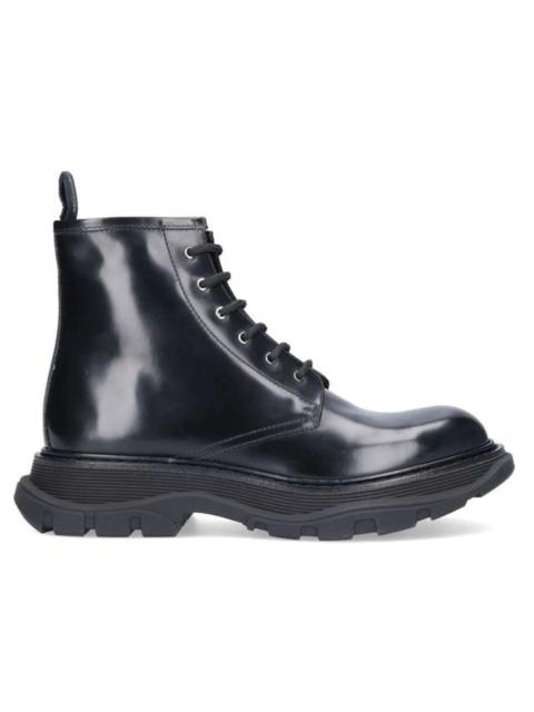 Alexander McQueen Combat Boot Black
