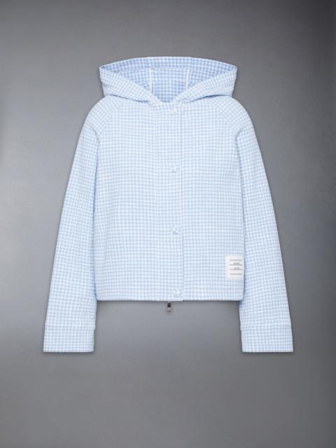 GINGHAM COTTON TWEED JACKET