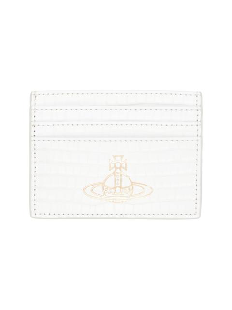 White Flat Card Holder