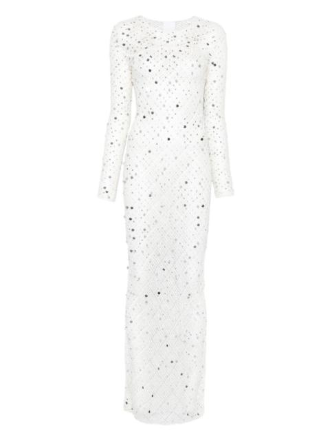 sequin-embellished maxi dress