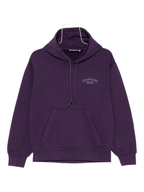 logo-print hoodie