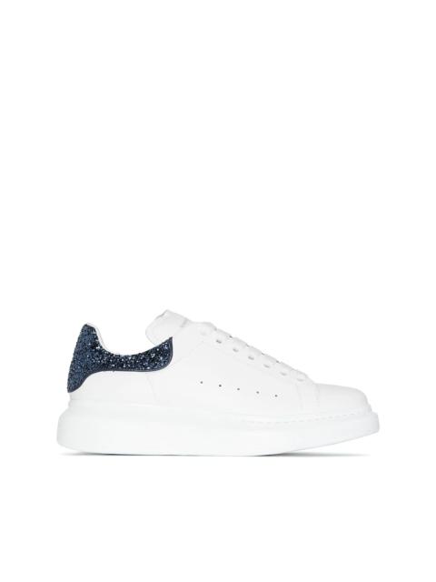 Oversized glitter-detail sneakers