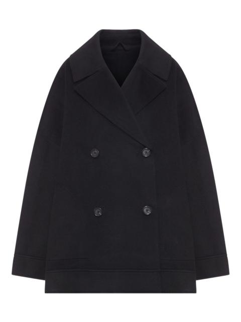 double-breasted wool jacket