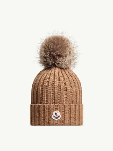 Wool Beanie with Pom Pom