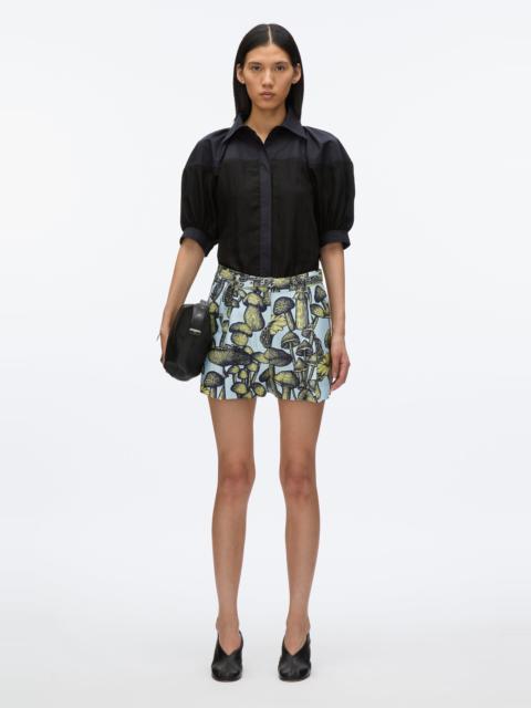 Ethereal Mushroom Single Pleat Short