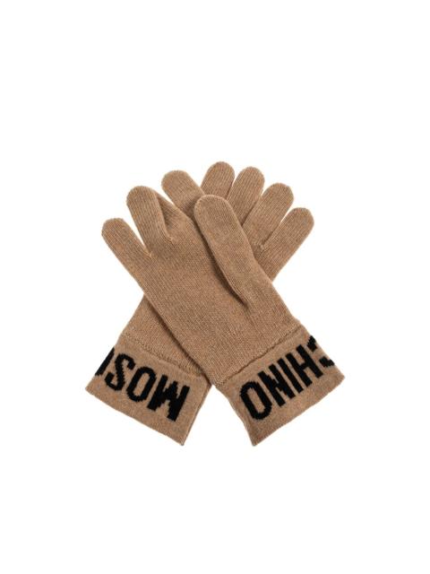logo-detail gloves