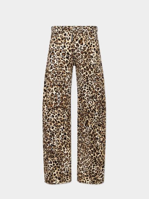 WILD2 PRINTED LOOSE TWST JEANS