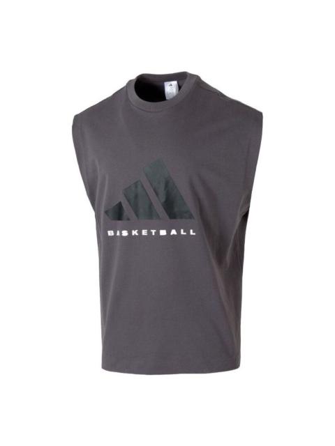 adidas Basketball Vest 'Dark Grey' JC7836