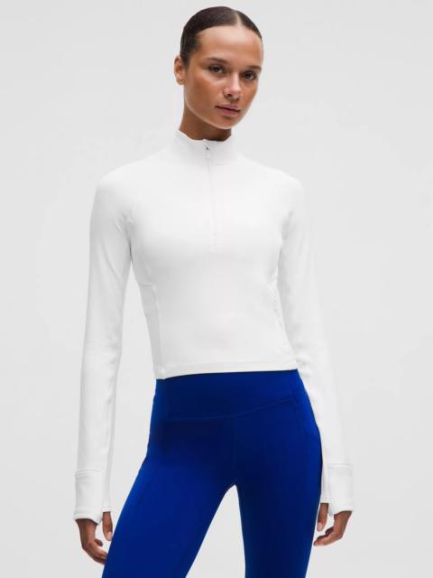 It's Rulu Ribbed Cropped Half Zip *Updated