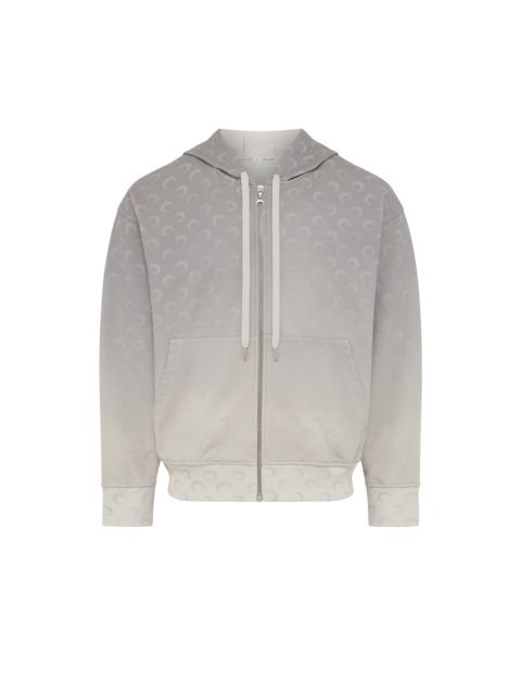 Moon Faded Fleece Zipped Hoodie