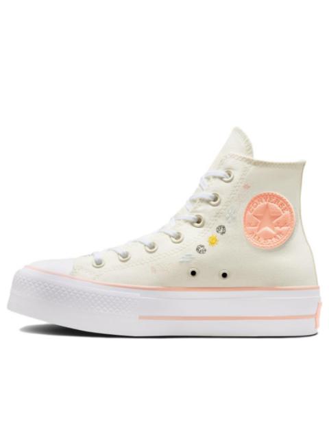 (WMNS) Converse Chuck Taylor All Star Lift HI Shoes 'Floral Embroidery' A03516C