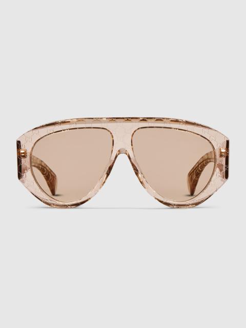 Mask frame sunglasses