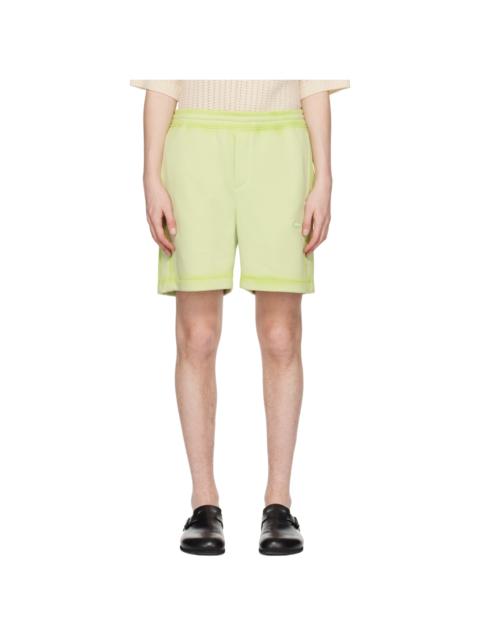 Green Four-Pocket Shorts