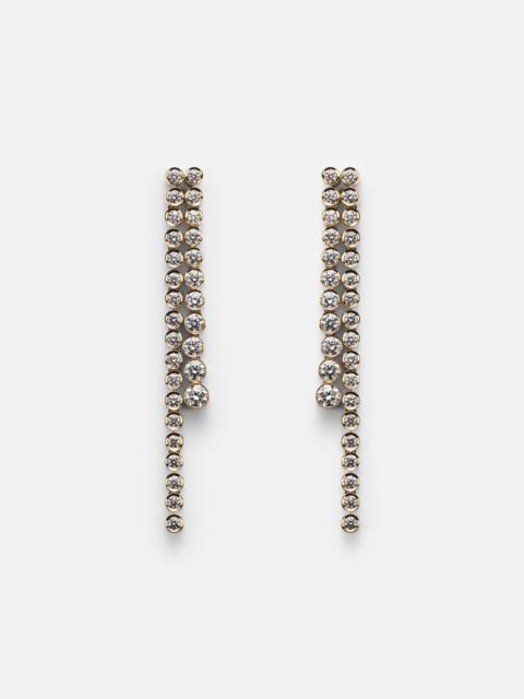 La Danse 18kt gold earrings with diamonds