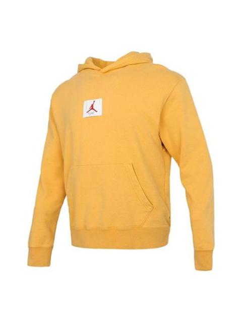 Air Jordan MENS Logo Print Long Sleeve Yellow CZ6094-217