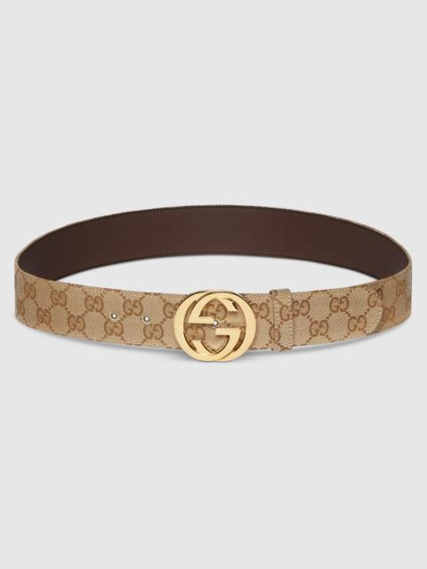Belt with Interlocking G buckle