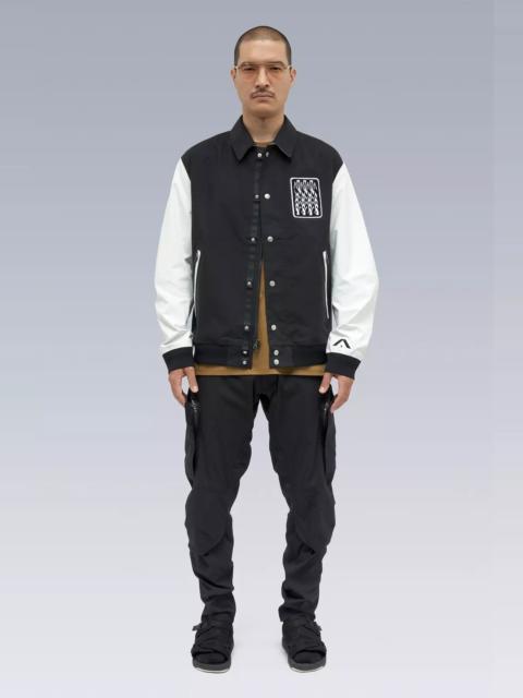 J94-VT 3L Varsity Jacket Black/White