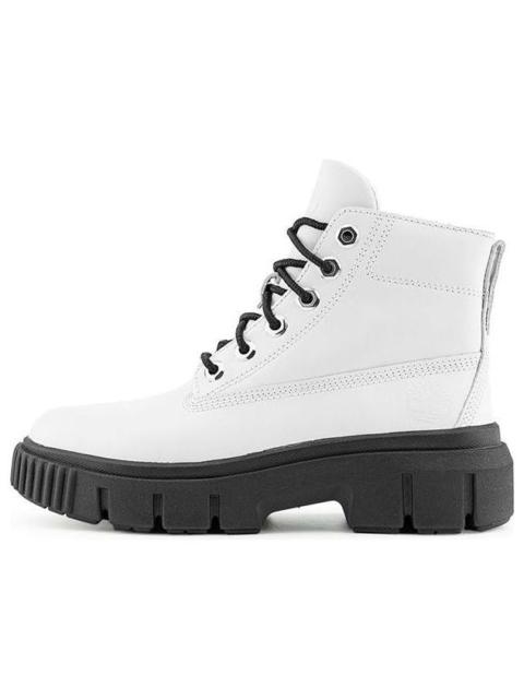 (WMNS) Timberland Greyfield Leather Boots 'White Full Grain' A41ZW-100