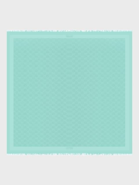 TURTLE MONOGRAM SCARF