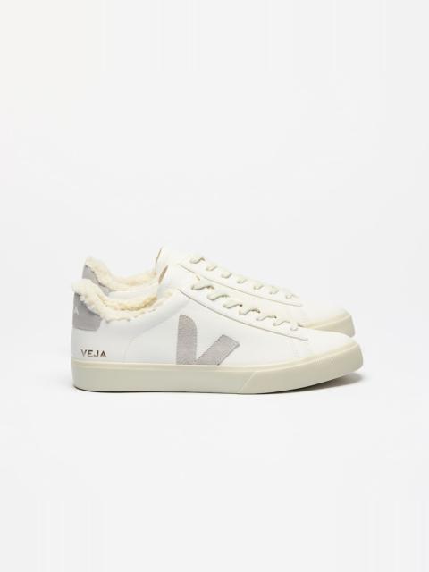 CAMPO FURED LEATHER WHITE LIGHT GREY