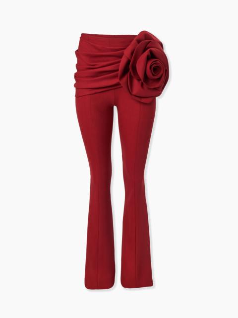 Rosette-Sash Bootcut Pant
