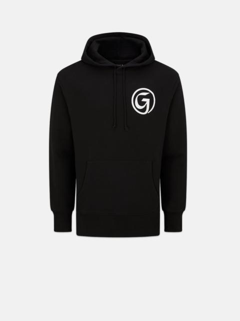 Unisex 'G' Print Hoodie Black