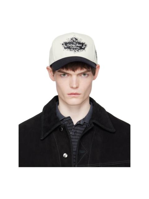 Black & White 'Chateau Amiri' Crest Cap