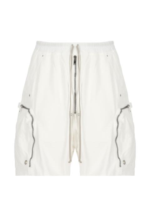 drawstring zip shorts