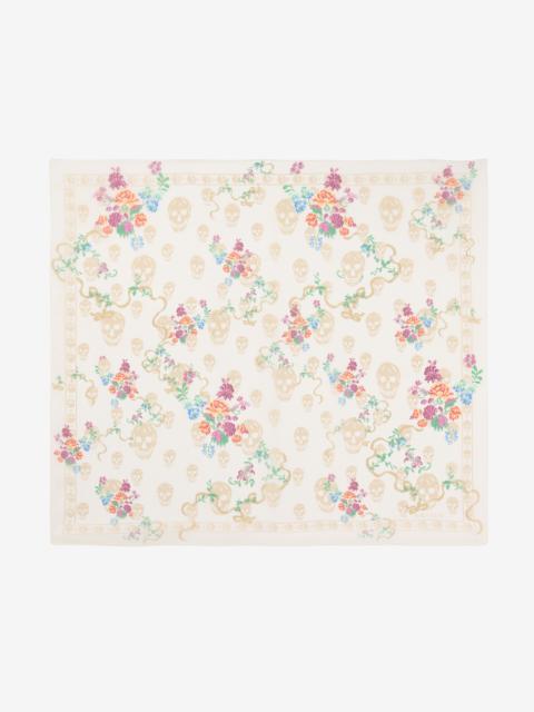 Floral Skull Scarf