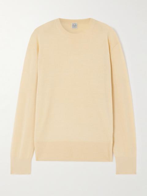 Wool And Silk-blend Sweater