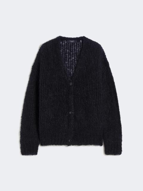 Mohair cardigan - BLACK