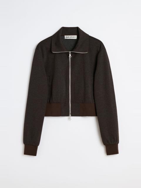 Tricot Jacket Track And Field Pinstripe