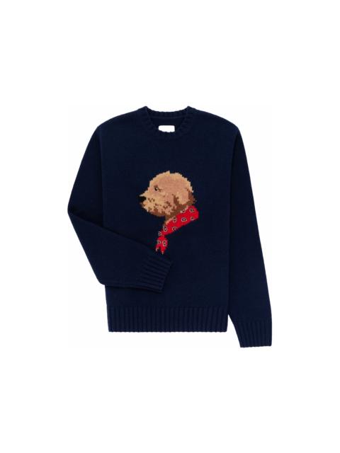Aime Leon Dore Collegiate Buddy Knit Sweater Blue