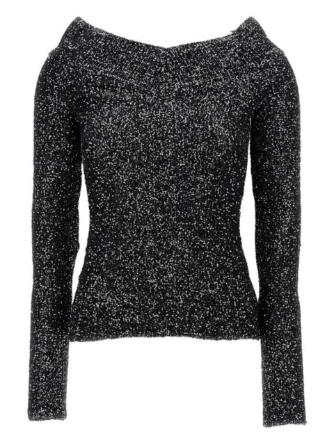sequin long-sleeves sweater