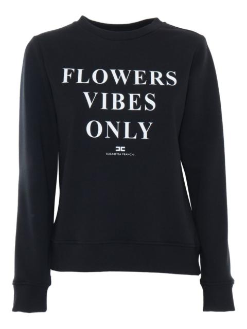 logo-print cotton-blend sweatshirt