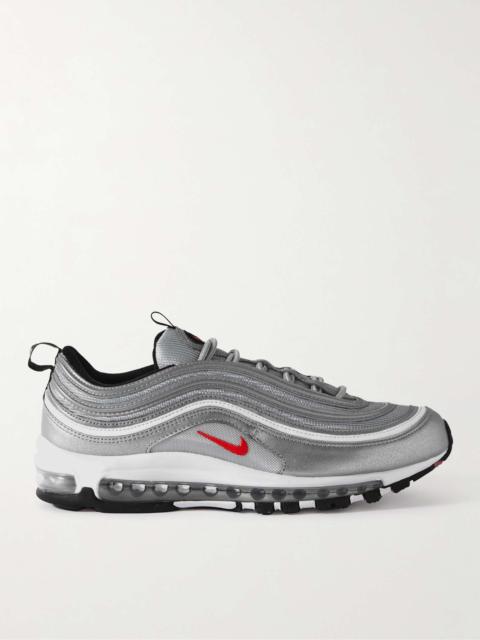 Air Max 97 Metallic Leather and Mesh Sneakers