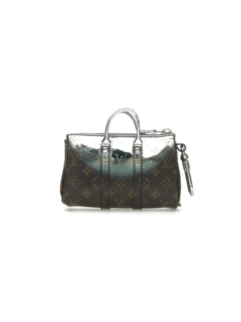 Louis Vuitton Nebula Mini Keepall Pouch Key Holder and Bag Charm Metallic
