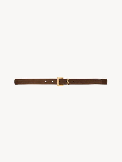CASSANDRE THIN BELT IN SUEDE