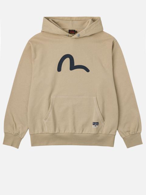 Seagull Print Relax Fit Hoodie
