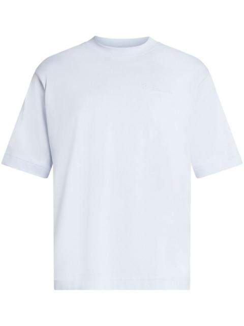 light blue organic cotton t-shirt