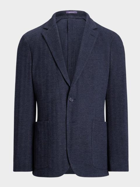 Men's Hadley Hand-Tailored Herringbone Jacket