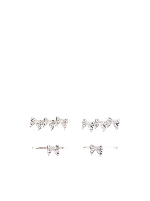 bow-embellished hair clips