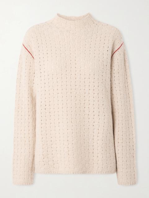 Glacier Open-knit Cashmere Sweater