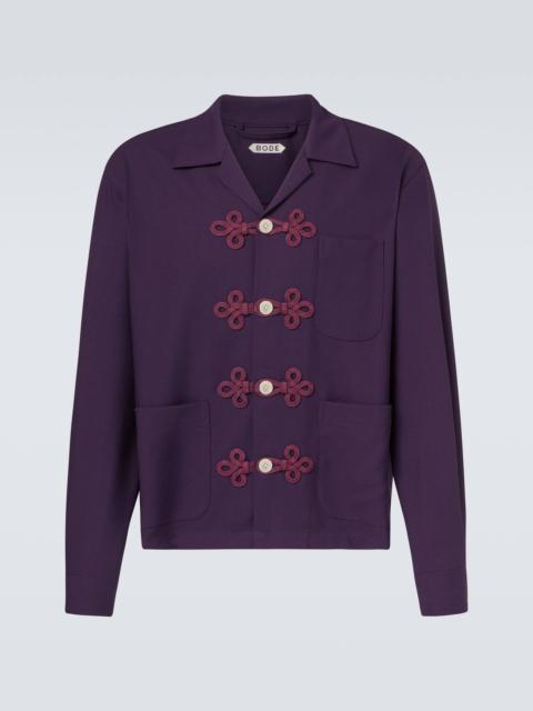 Astor embroidered wool shirt