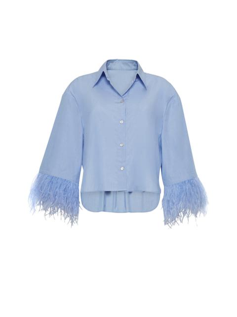 Chester Shirt
Tailored Meets Playful in Feathered Perfection