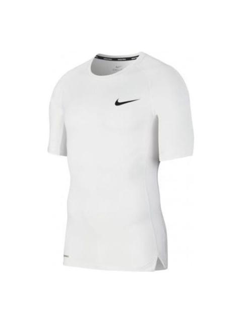 Nike Pro Training Tight Tops Short Sleeve White BV5632-100