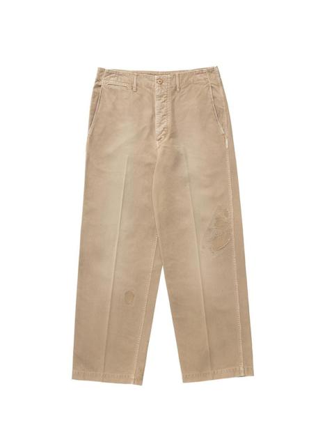 EX WIDE CHINO PANTS CRASH BEIGE
